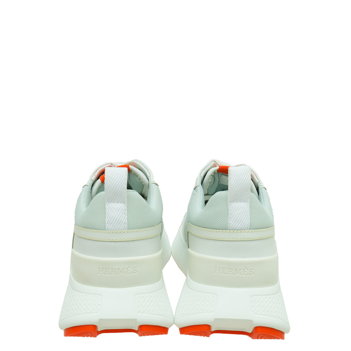 Hermes Tricolor Mesh Pique and Calfskin Giga Sneaker 37