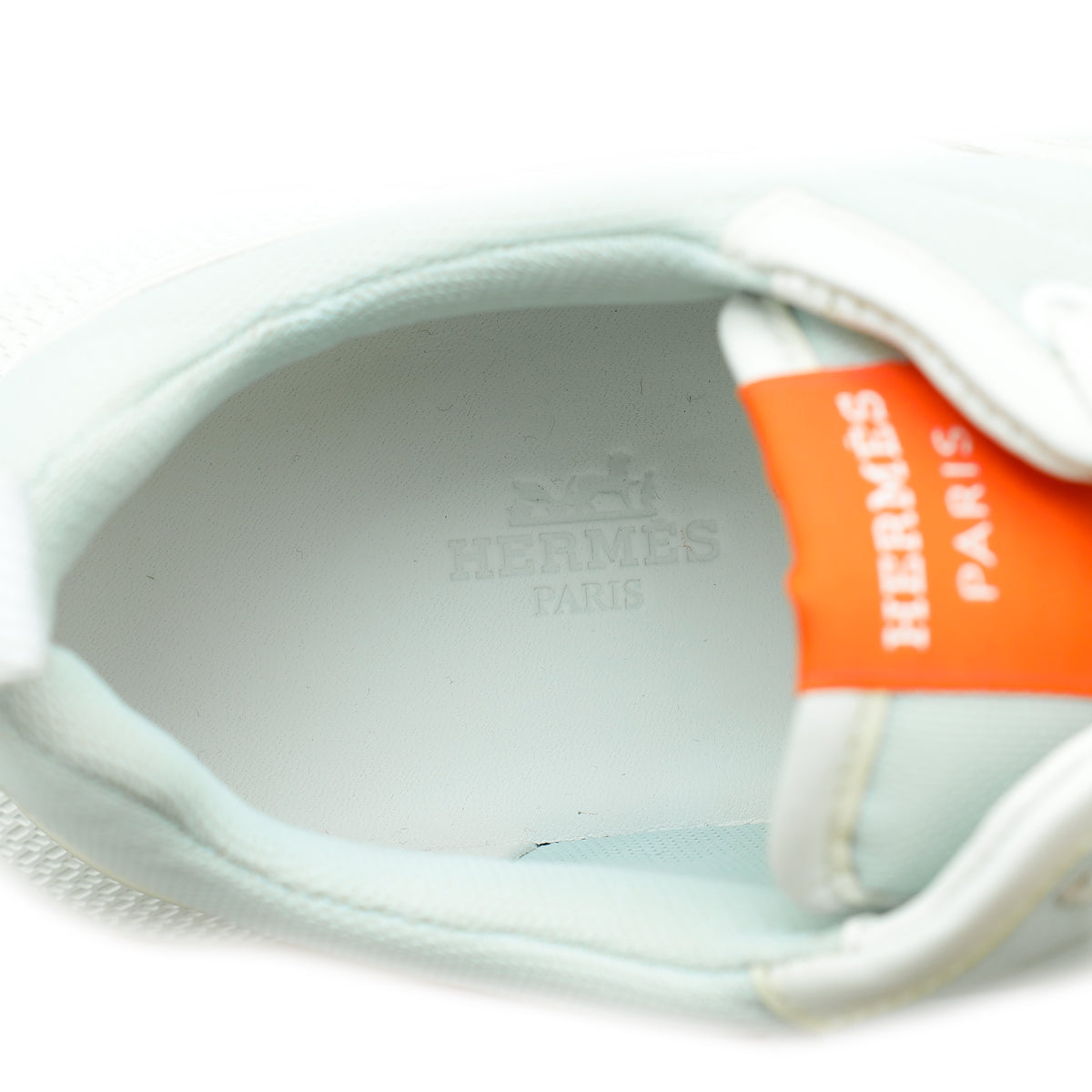 Hermes Tricolor Mesh Pique and Calfskin Giga Sneaker 37