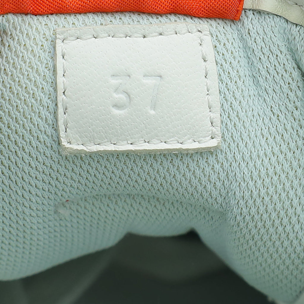 Hermes Tricolor Mesh Pique and Calfskin Giga Sneaker 37