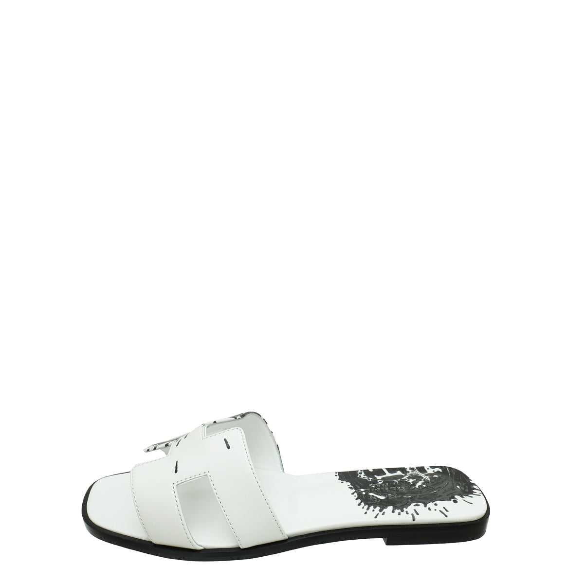 Hermes Bicolor Peinture Fraiche" Oran Sandals 37