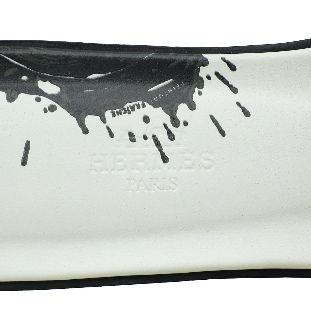 Hermes Bicolor Peinture Fraiche" Oran Sandals 37