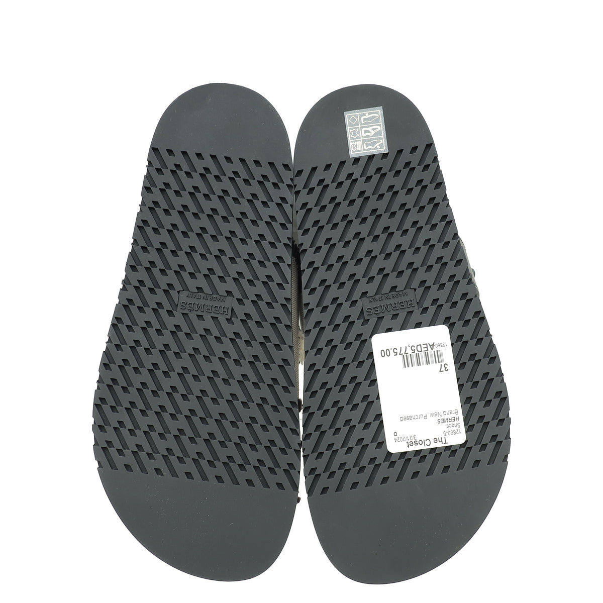 Hermes Bicolor Chypre Sandal 37
