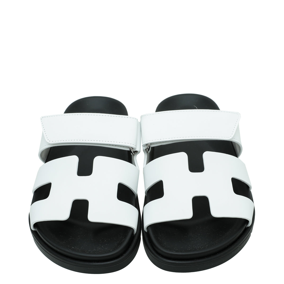 Hermes Blanc Chypre Sandal 37