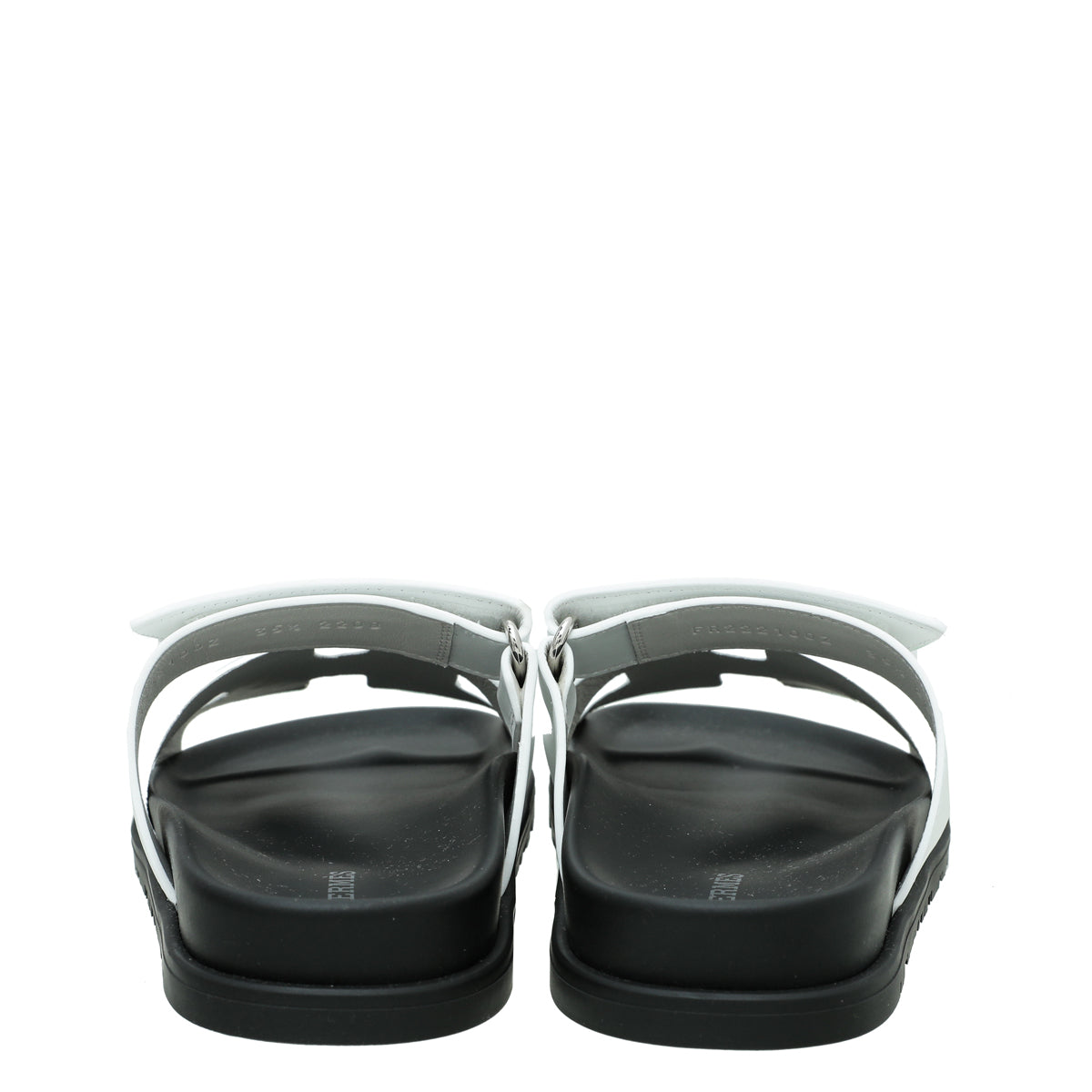 Hermes Blanc Chypre Sandal 37