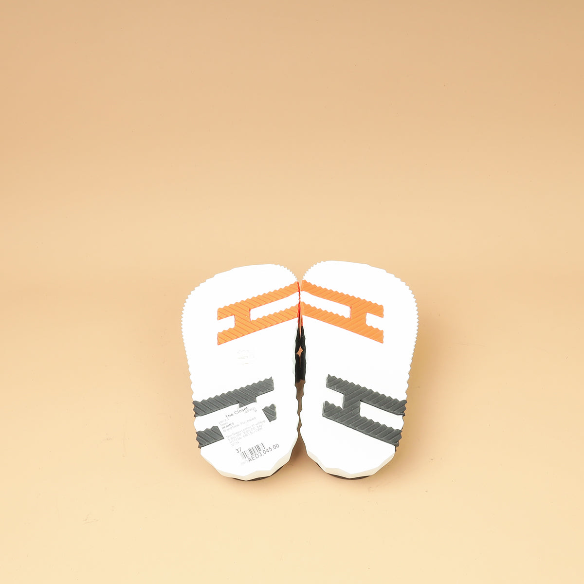 Hermes Noir Infra Sandal 37
