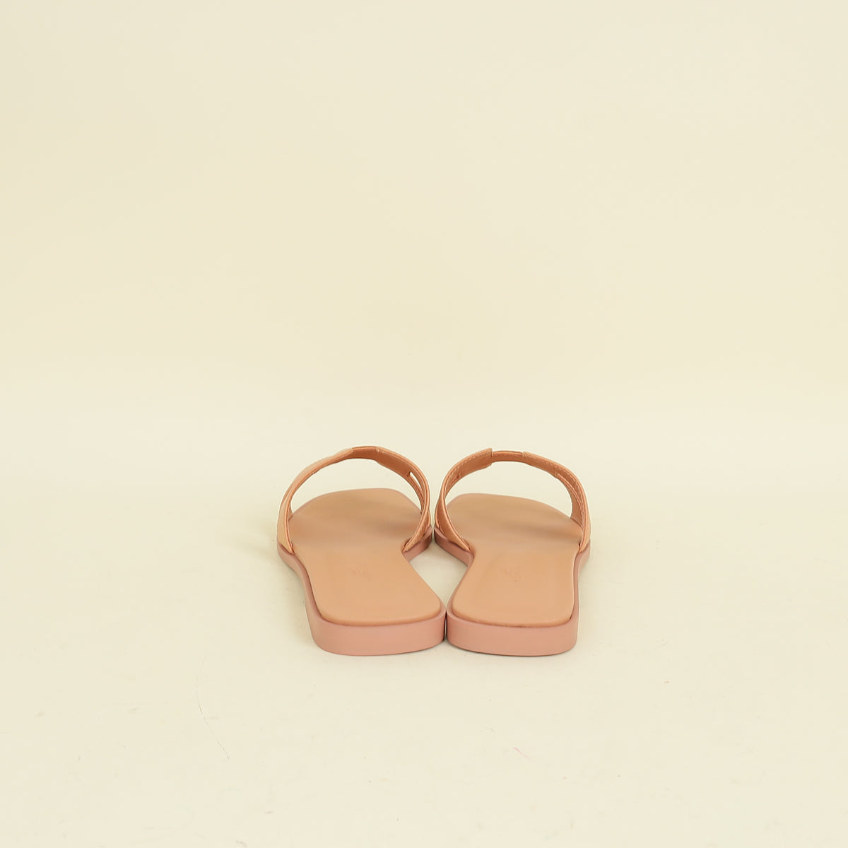 Hermes Granit Rose Oran Sandal 37