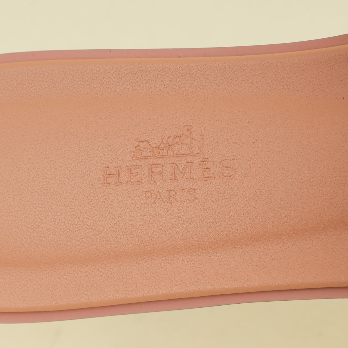 Hermes Granit Rose Oran Sandal 37