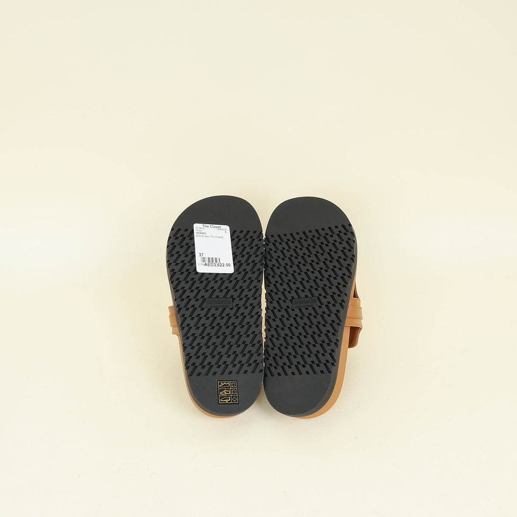 Hermes Gold Empire Sandal 37