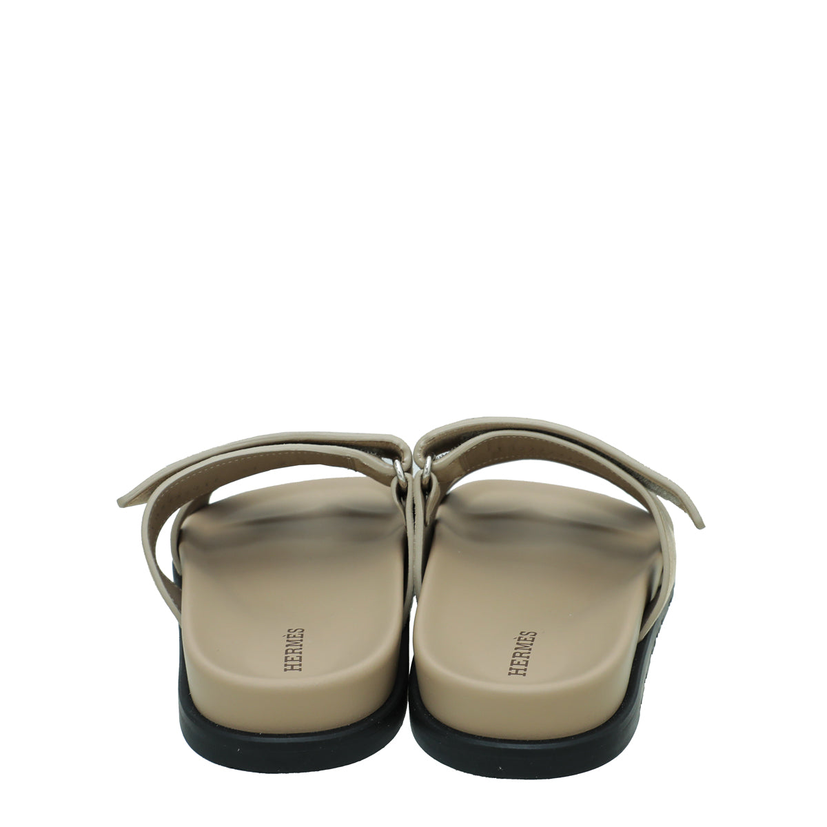 Hermes Beige Argile Chypre Sandals 37