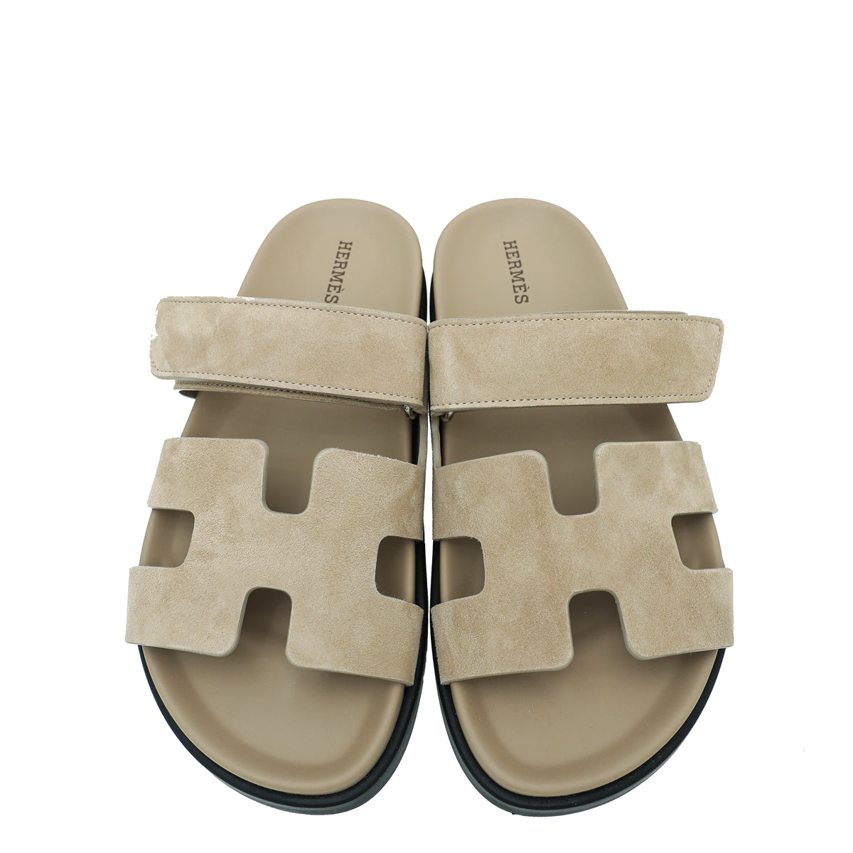 Hermes Beige Argile Chypre Sandals 37