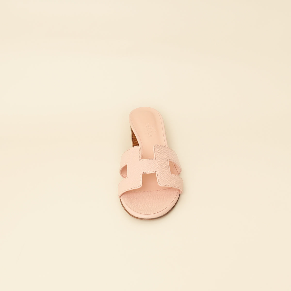 Hermes Beige Perlino Oasis Sandal 37