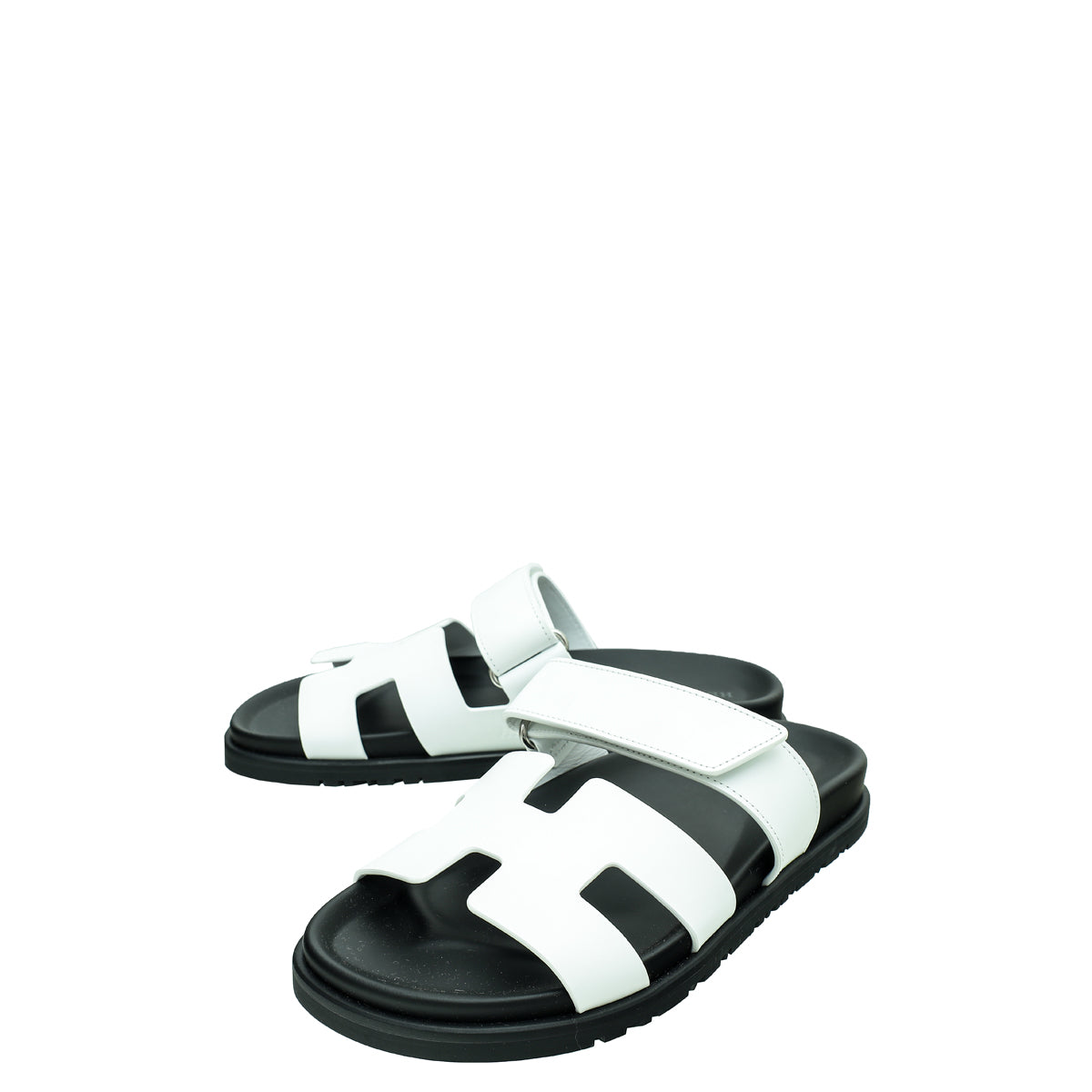Hermes Bicolor Chypre Sandals 37