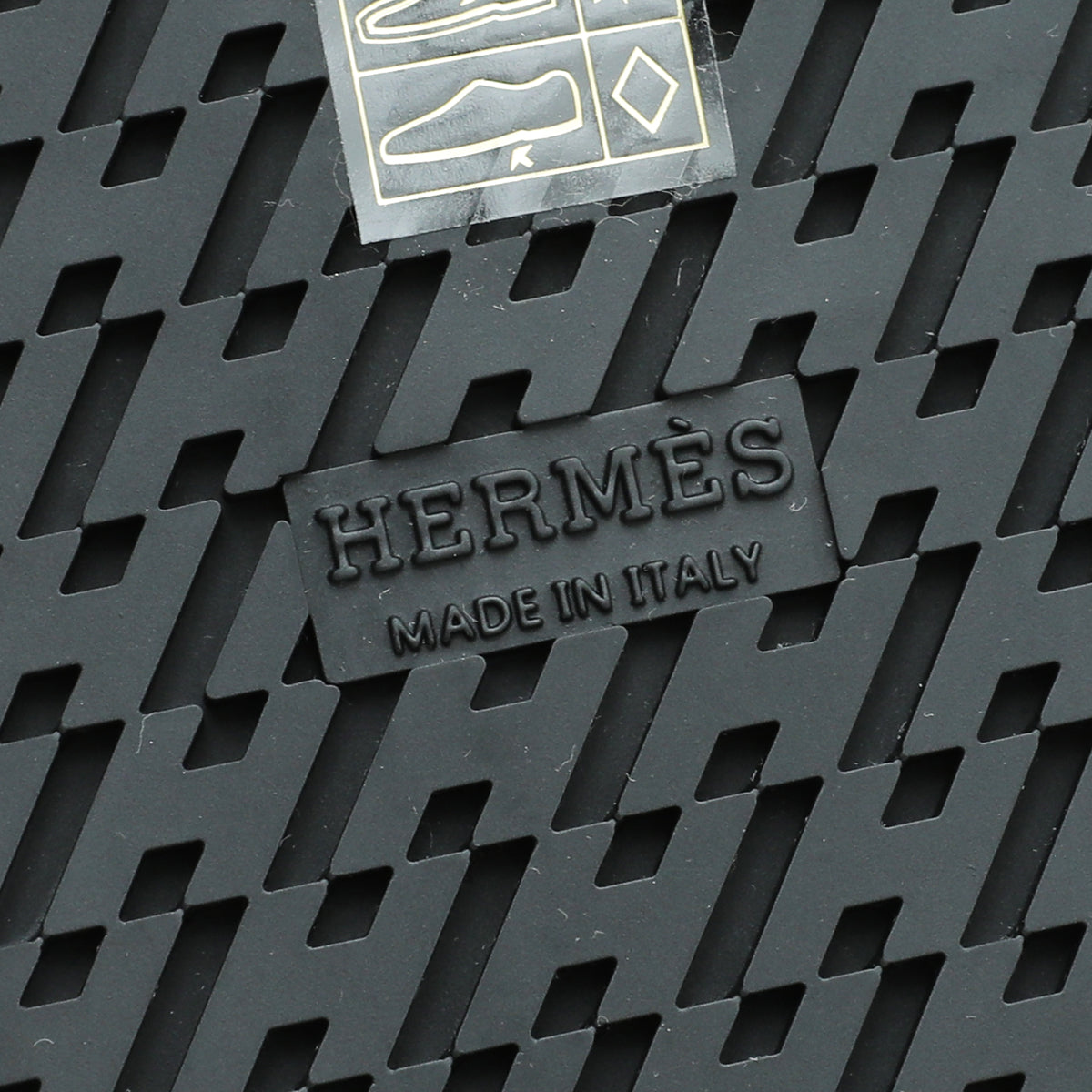 Hermes Noir Chypre Sandals 37