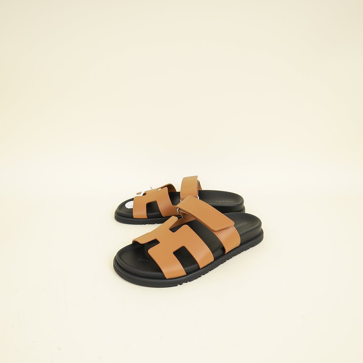Hermes Gold Chypre Sandals (For Women) 38.5