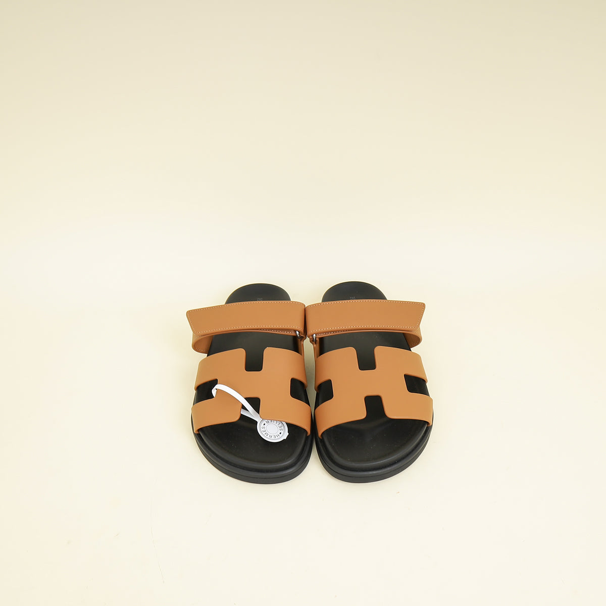 Hermes Gold Chypre Sandals (For Women) 38.5