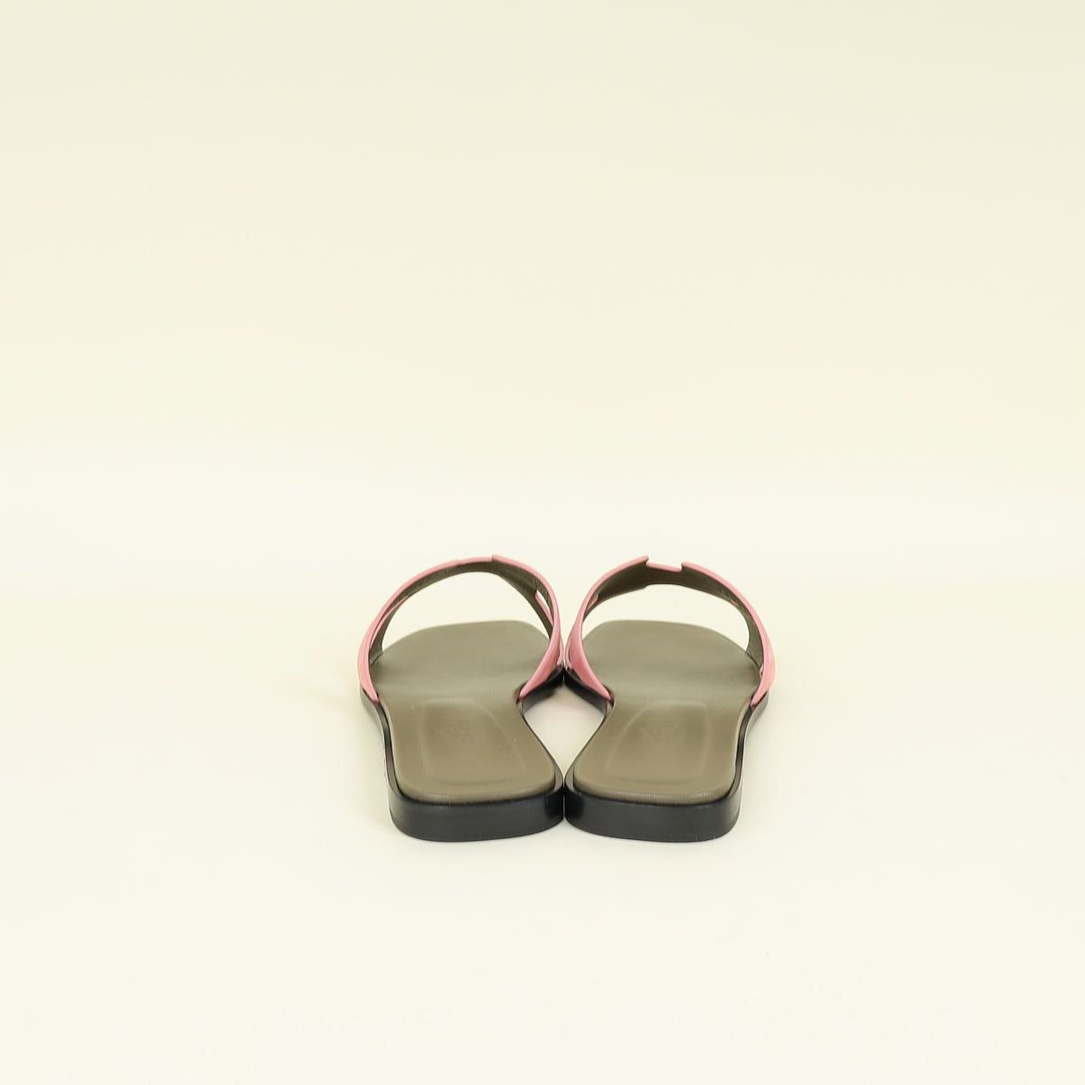 Hermes Rose Du Desert Oran Suede Goatskin Sandal 38.5