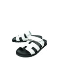 Hermes Blanc Chypre Sandal 38.5