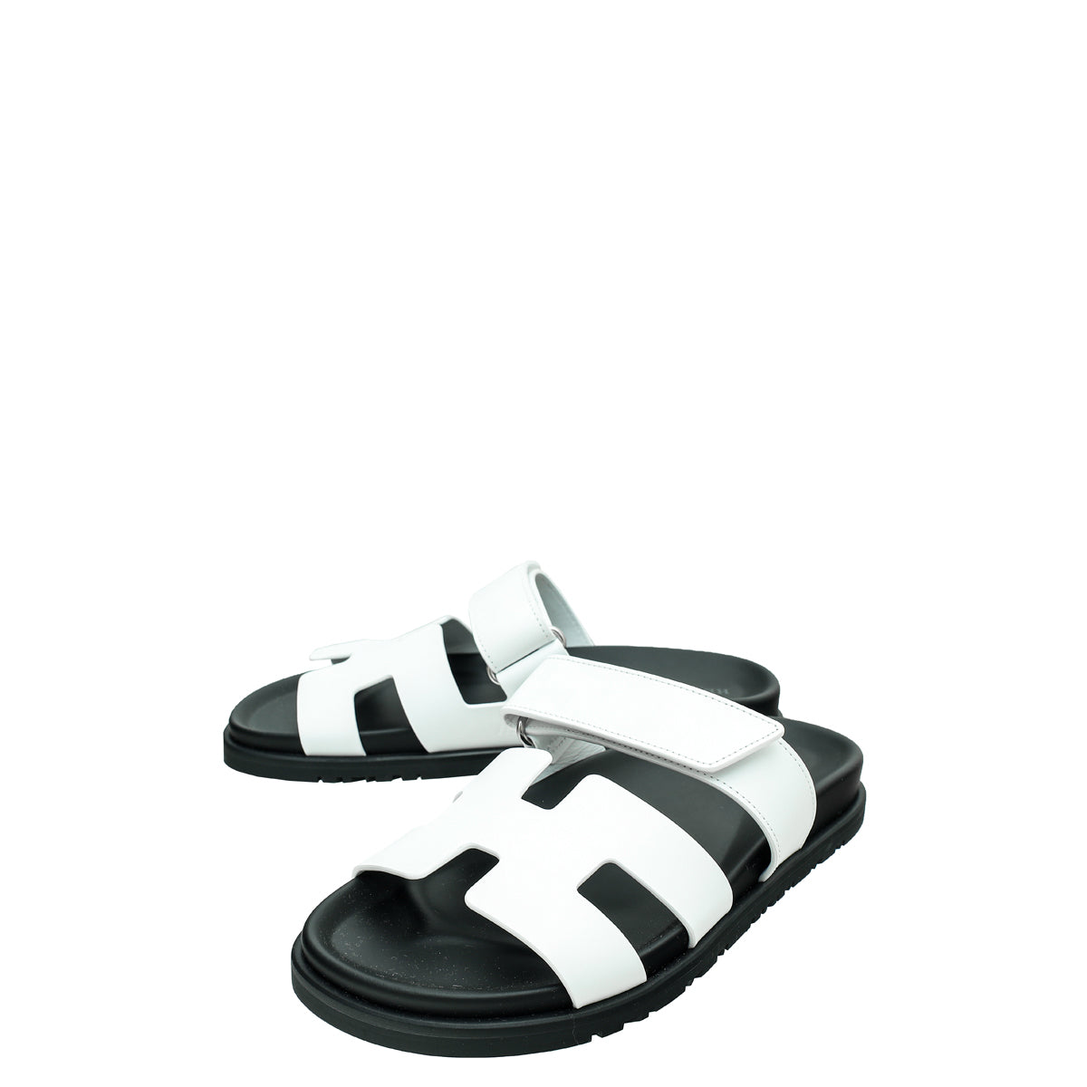 Hermes Blanc Chypre Sandal 38.5