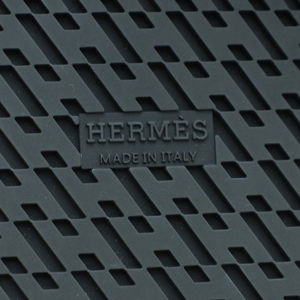 Hermes Bicolor Suede Chypre Sandal 38.5