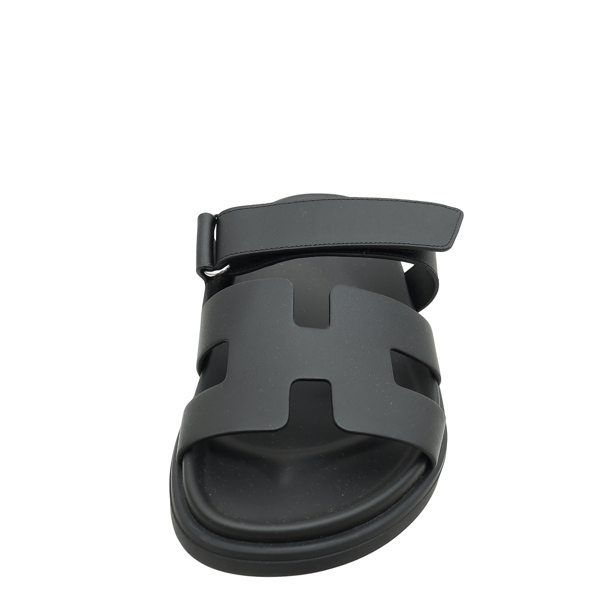 Hermes Noir Chypre Sandal 38