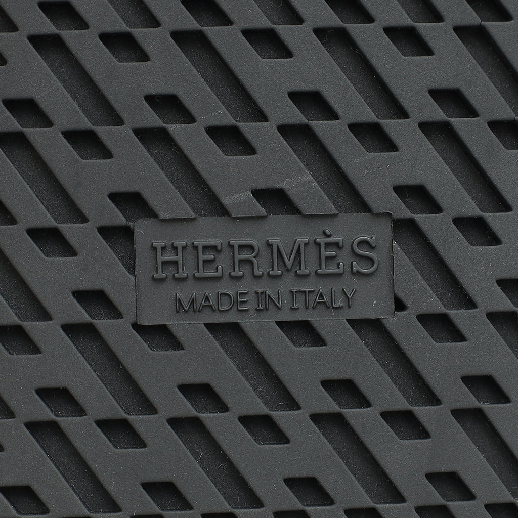 Hermes Noir Chypre Sandal 38