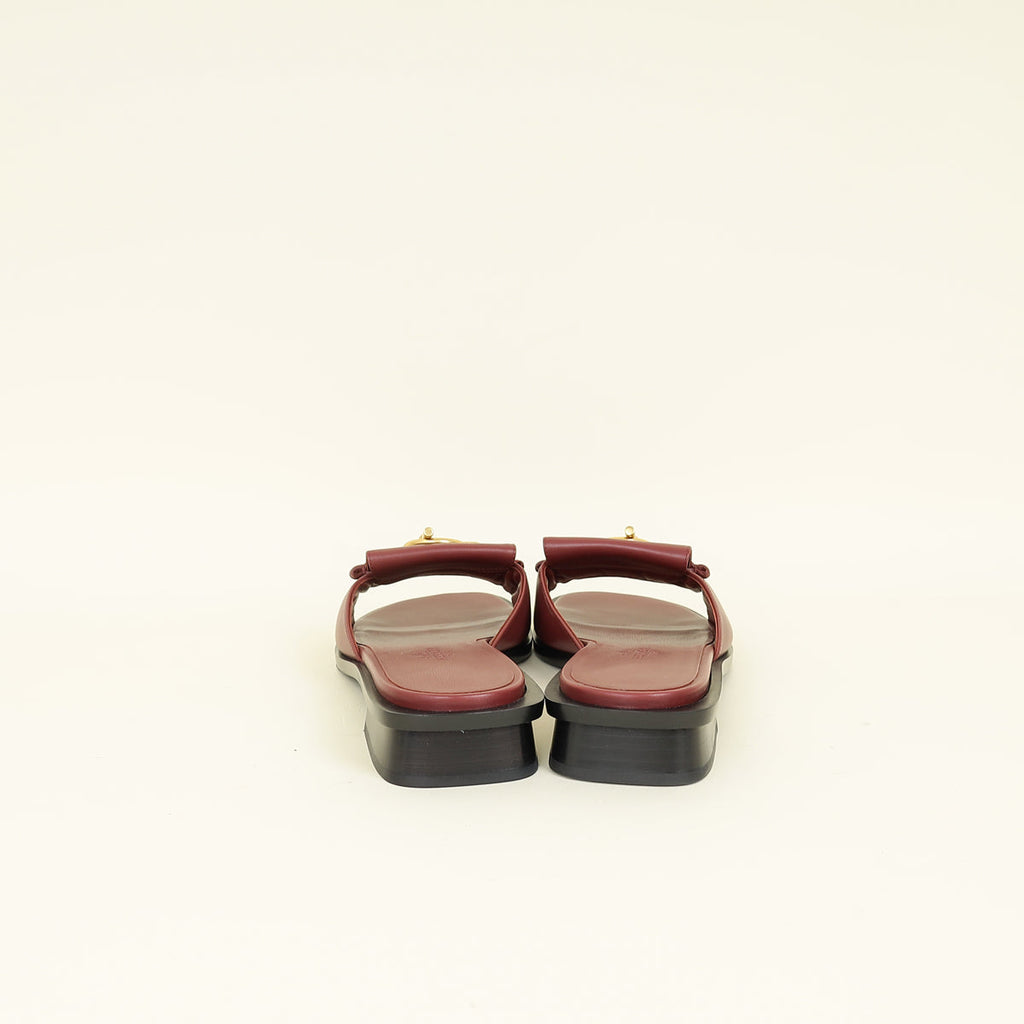 Hermes Rouge H Rouge H Isle Sandal 38