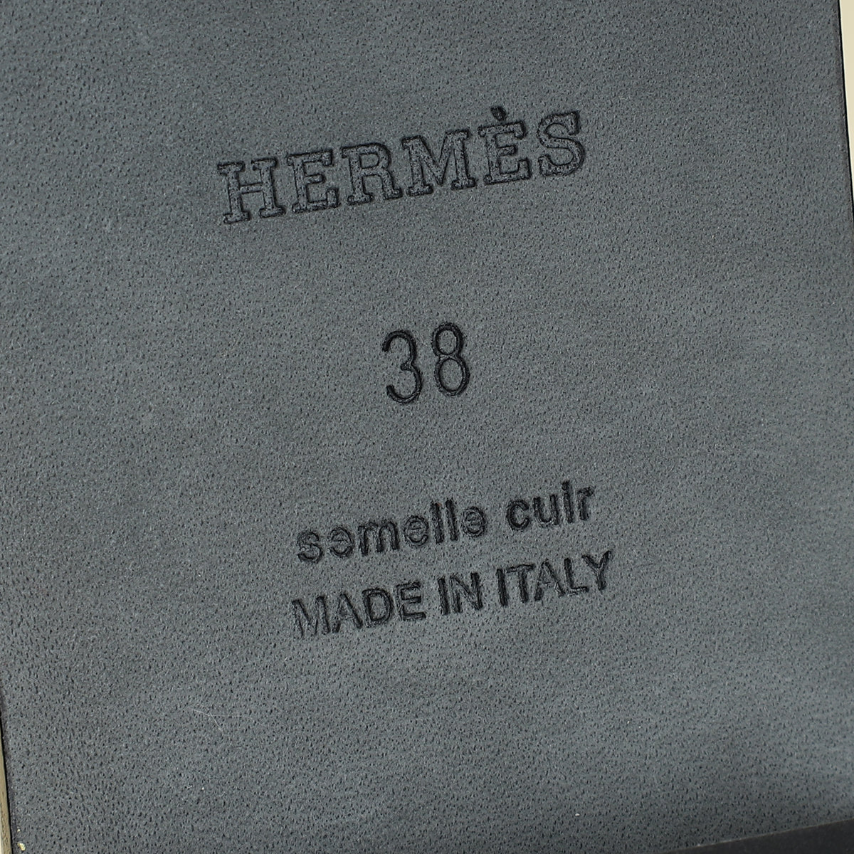 Hermes Rouge H Rouge H Isle Sandal 38