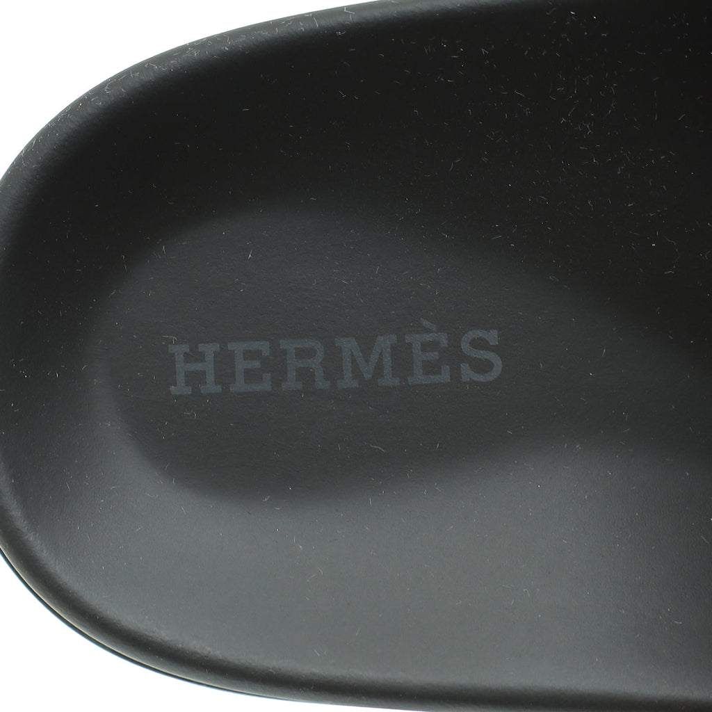 Hermes Marron Muscavado Chypre Goatskin Suede Sandal 38