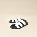 Hermes Blanc Chypre Sandal 38