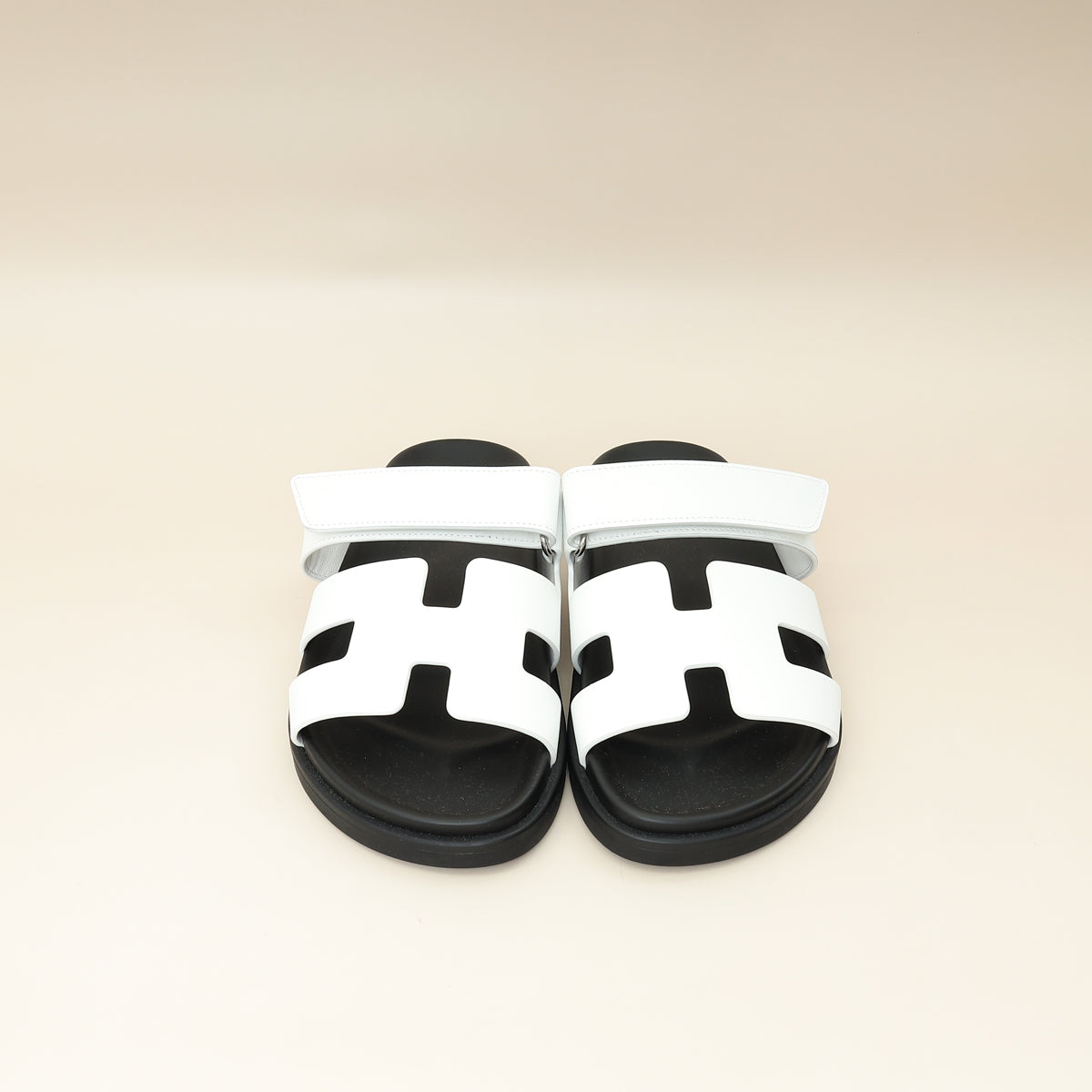 Hermes Blanc Chypre Sandal 38
