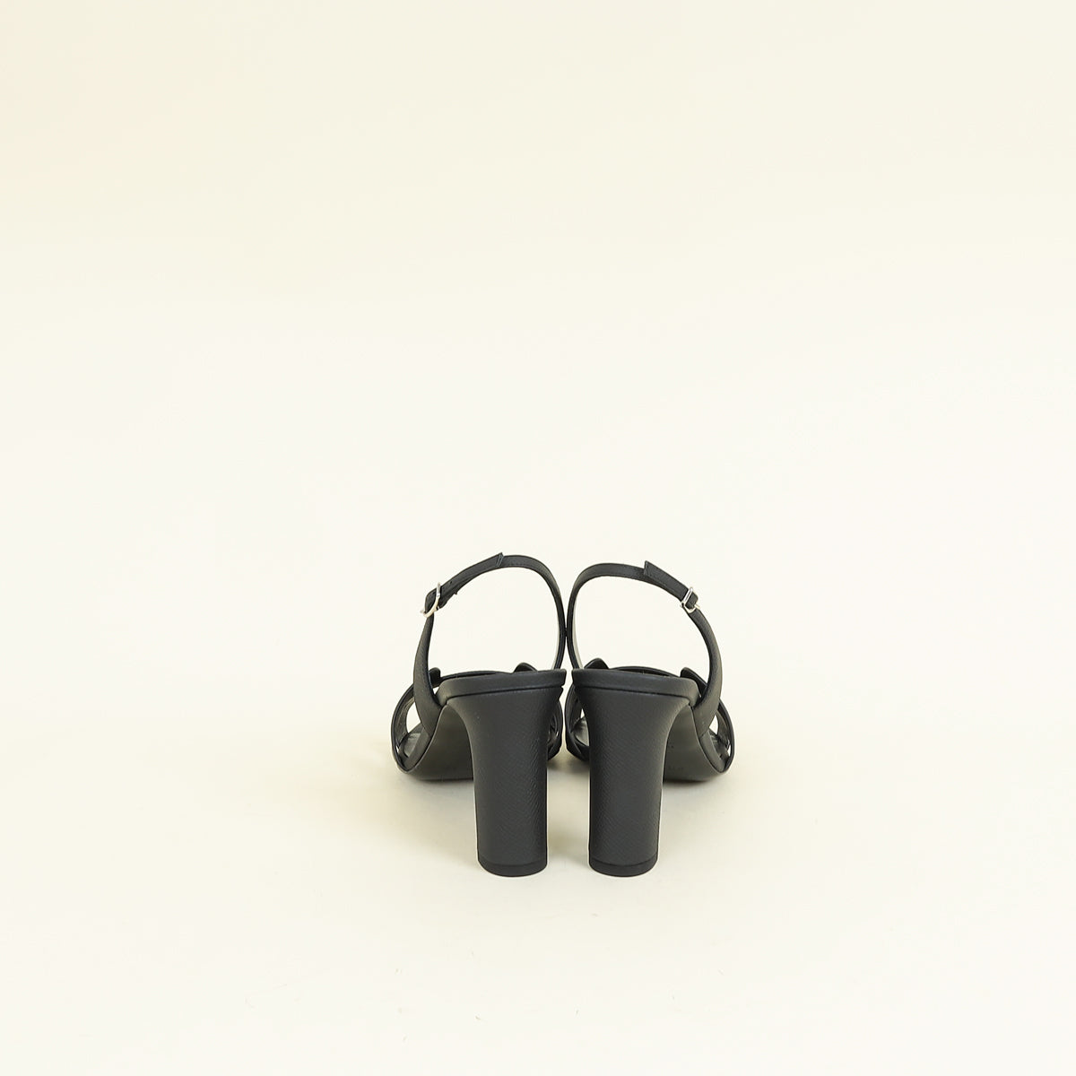Hermes Noir Eternite 80 Sandal 38