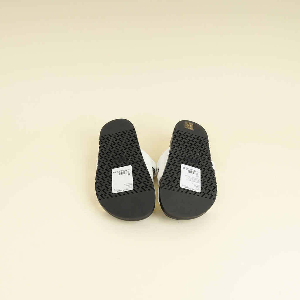 Hermes Blanc Chypre Sandal 38
