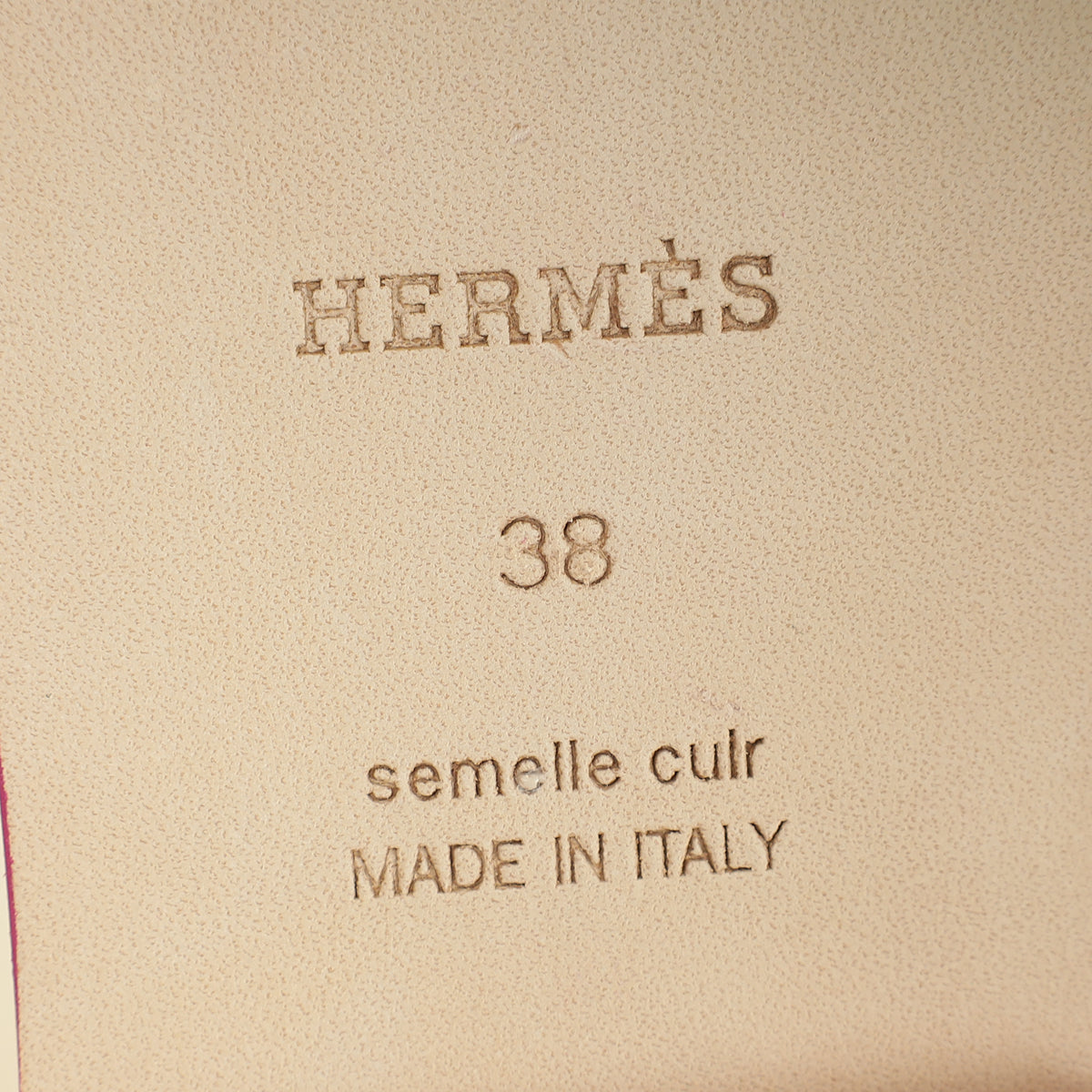 Hermes Bicolor Oran Sandal 38