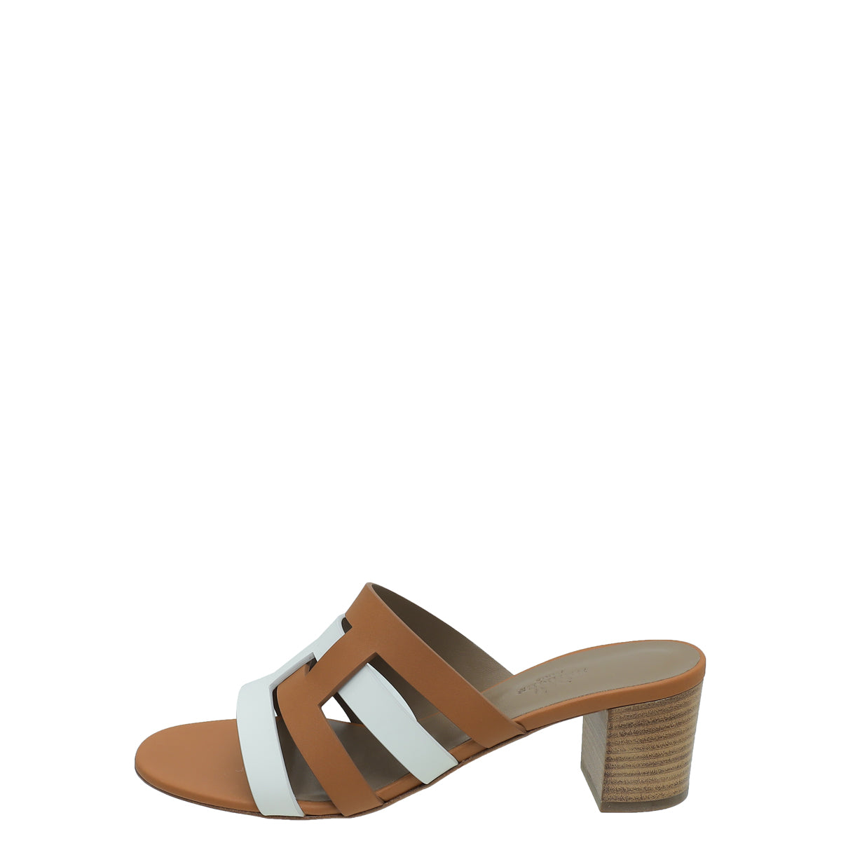 Hermes Bicolor Amica Sandal 38
