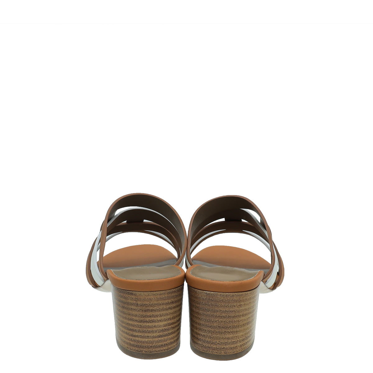 Hermes Bicolor Amica Sandal 38