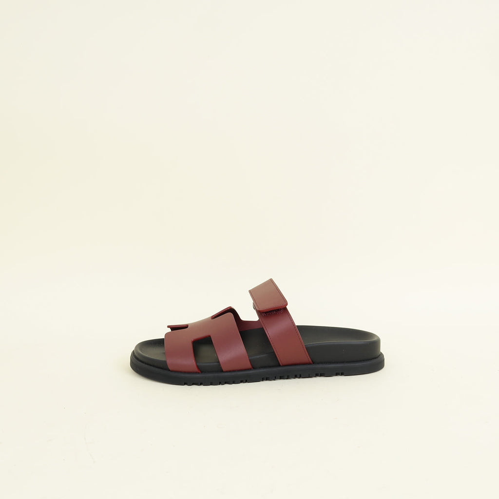 Hermes Rouge H Chypre Sandal 38