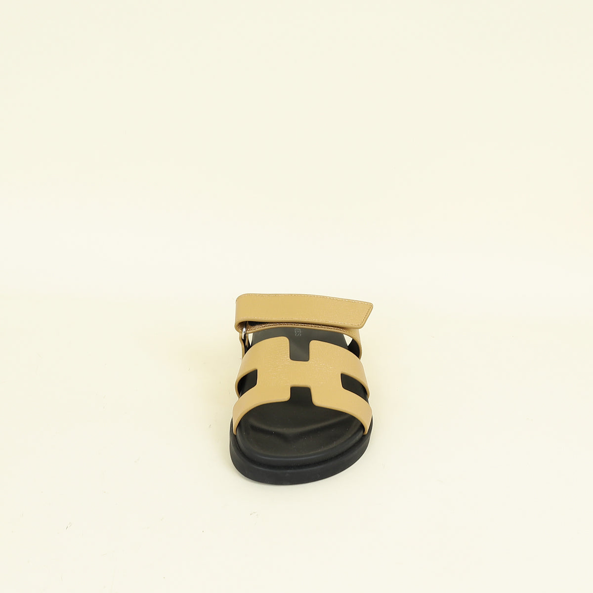 Hermes Metallic Dore Chypre Sandals 38