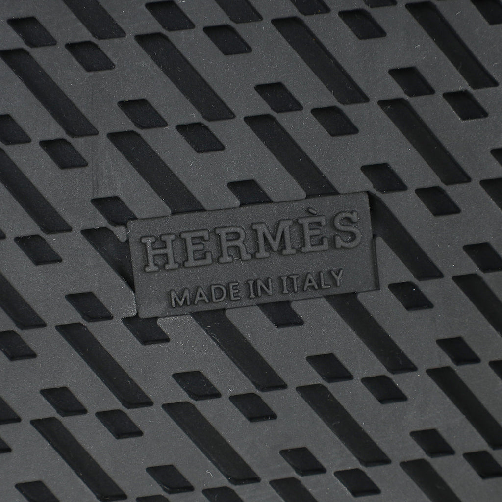 Hermes Metallic Dore Chypre Sandals 38