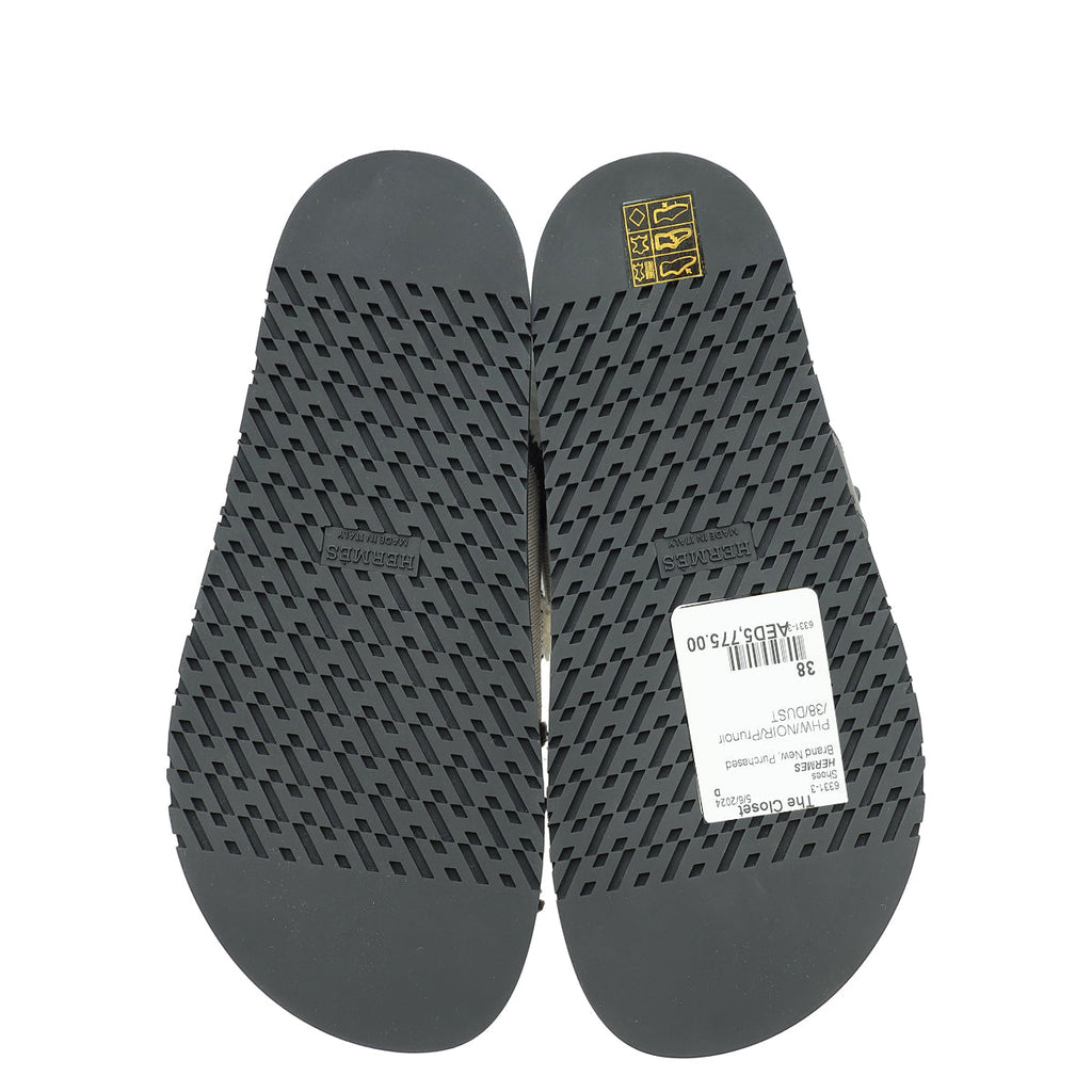 Hermes Bicolor Chypre Sandal 38