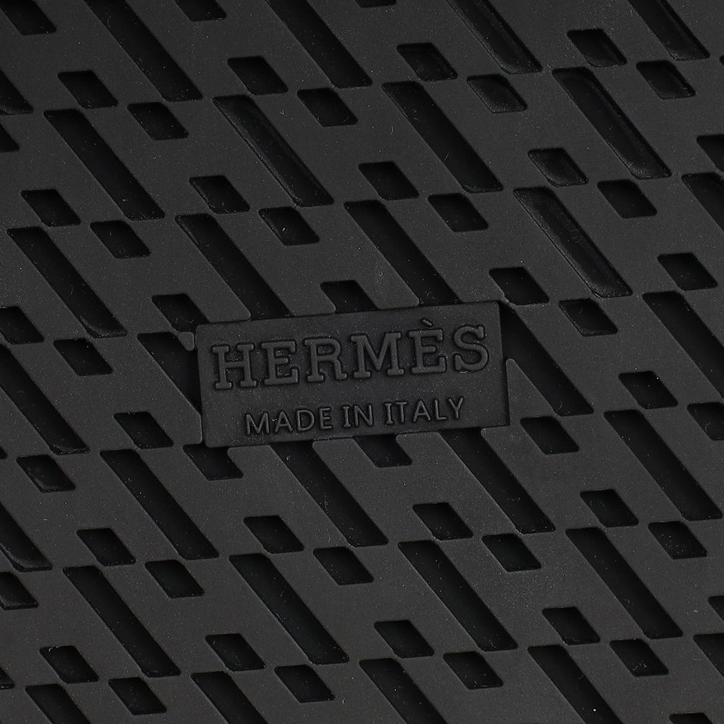 Hermes Black Genius Sandals 38