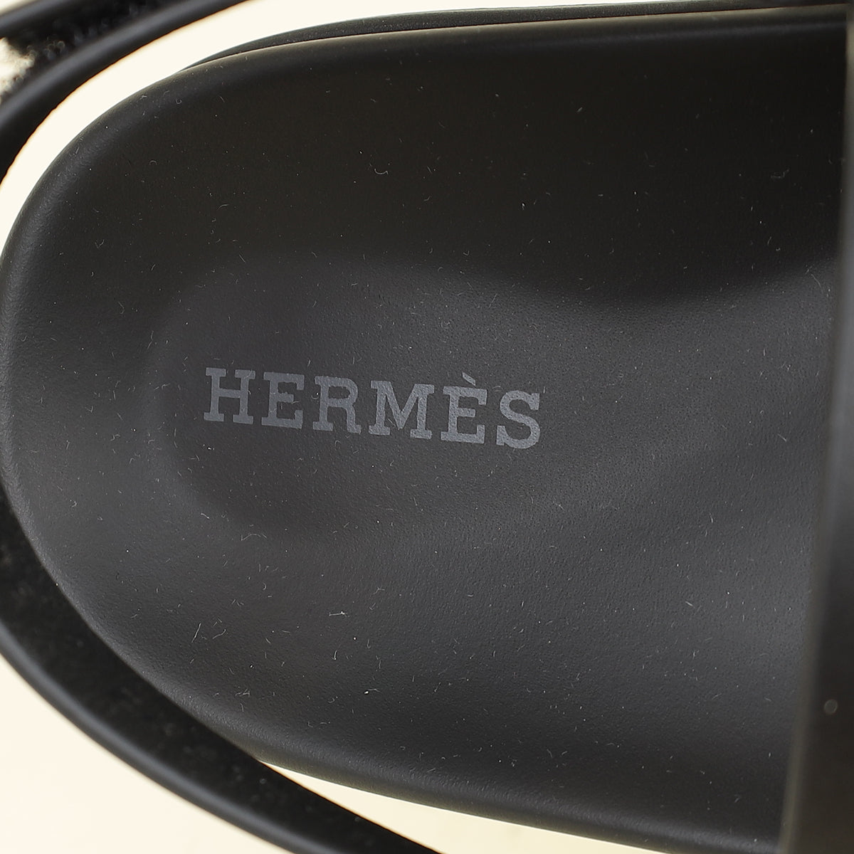 Hermes Black Genius Sandals 38