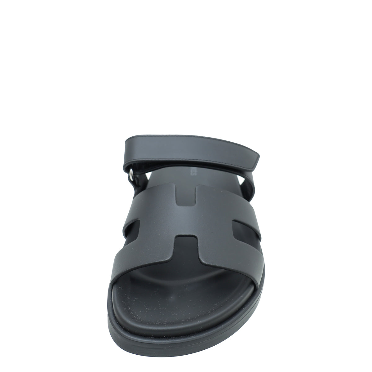 Hermes Noir Chypre Sandal 38