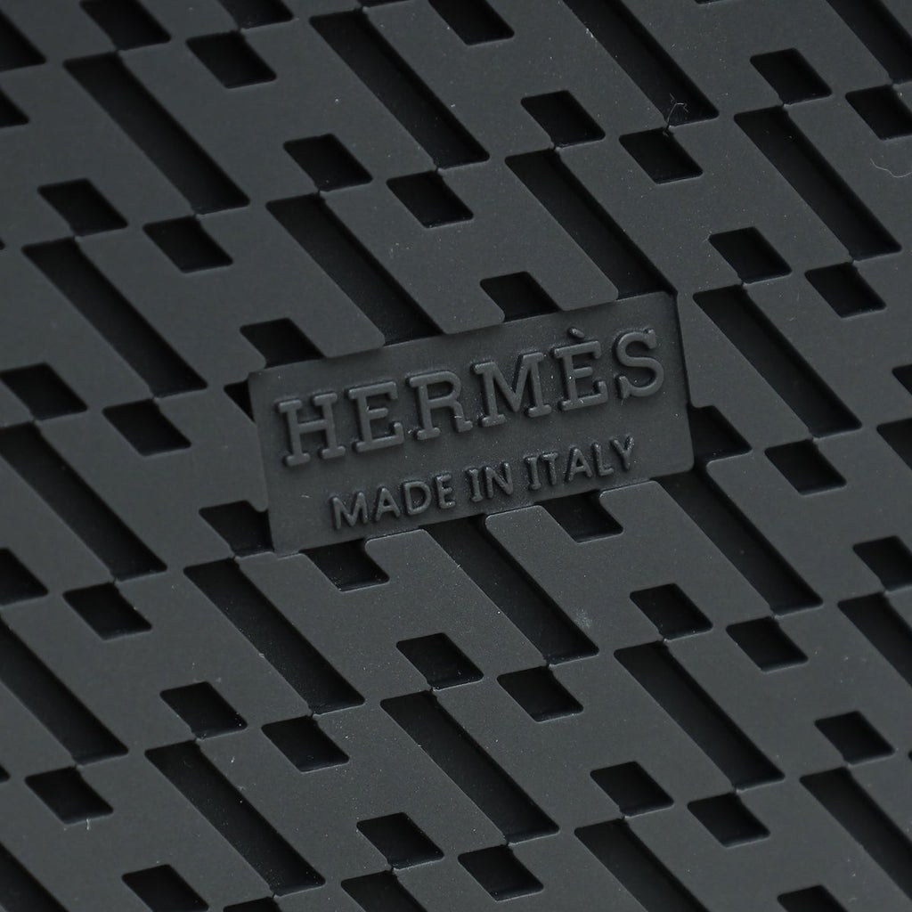 Hermes Ecru Woolskin Chypre Sandals 38