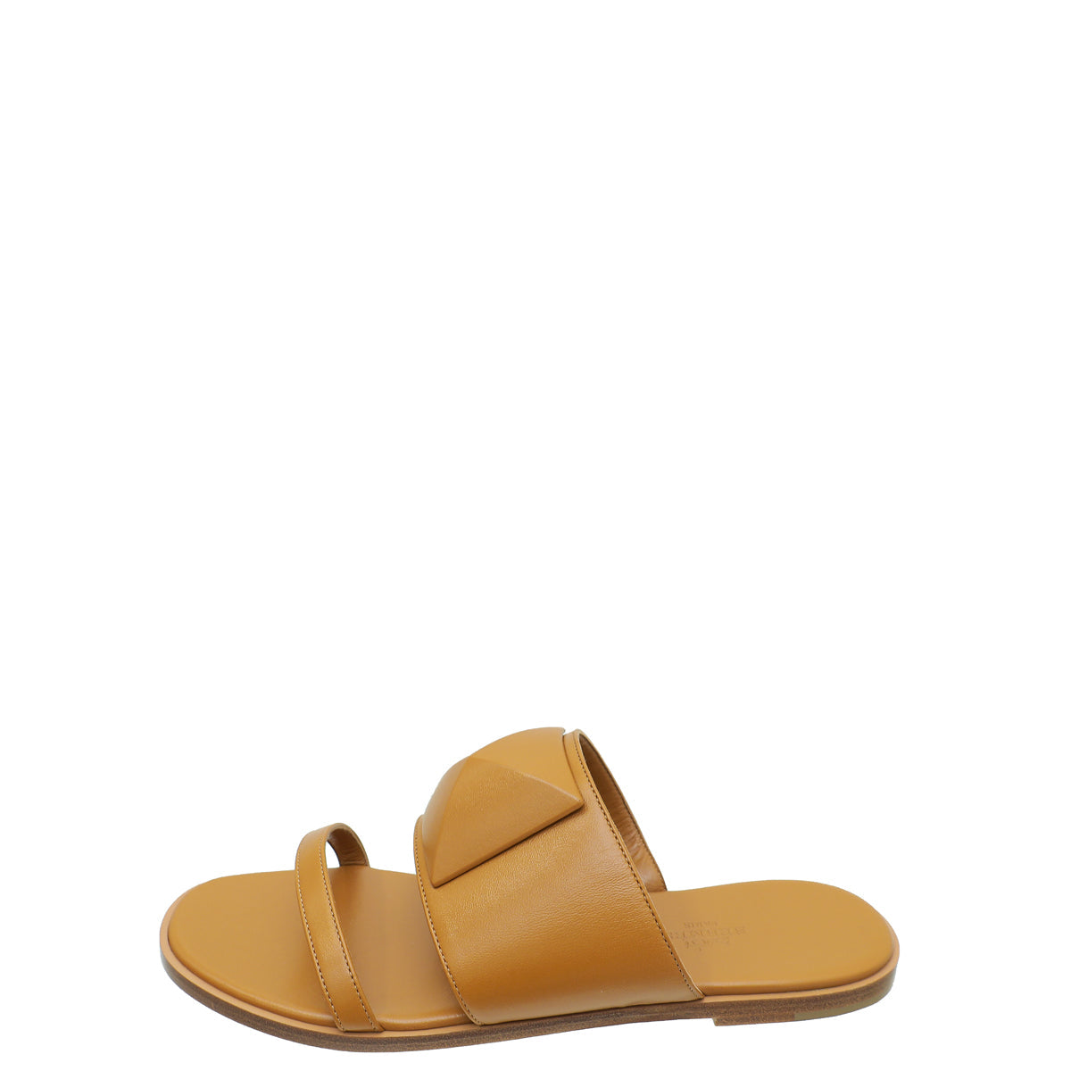 Hermes Beige Dore Caia Nappa Sandal 38