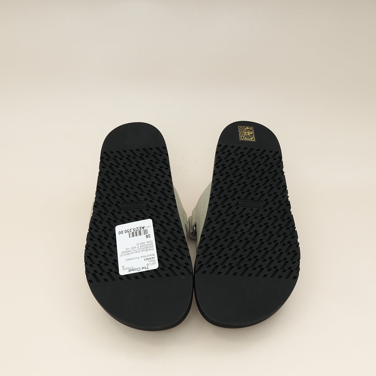 Hermes Beige Esquisse Chypre Sandal 38
