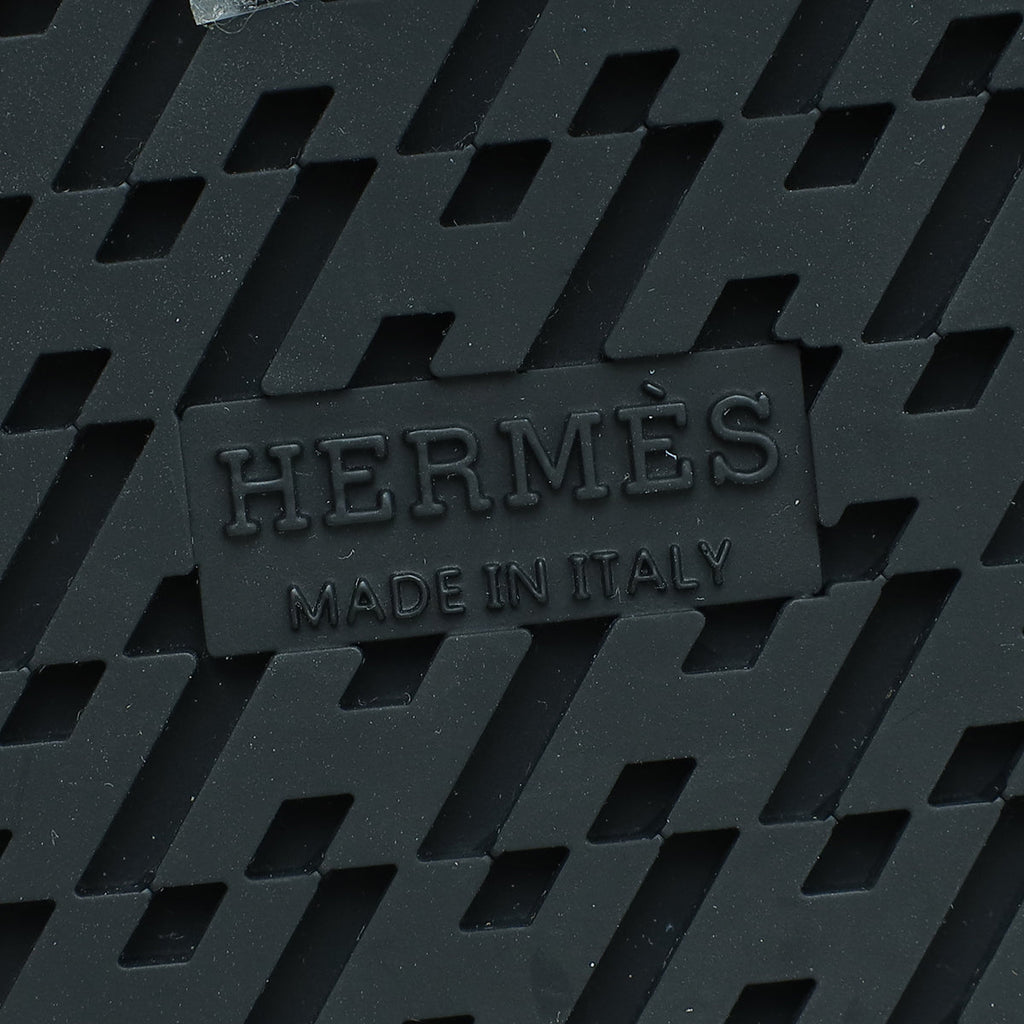 Hermes Bicolor Suede Goatskin Chypre Sandals 39.5