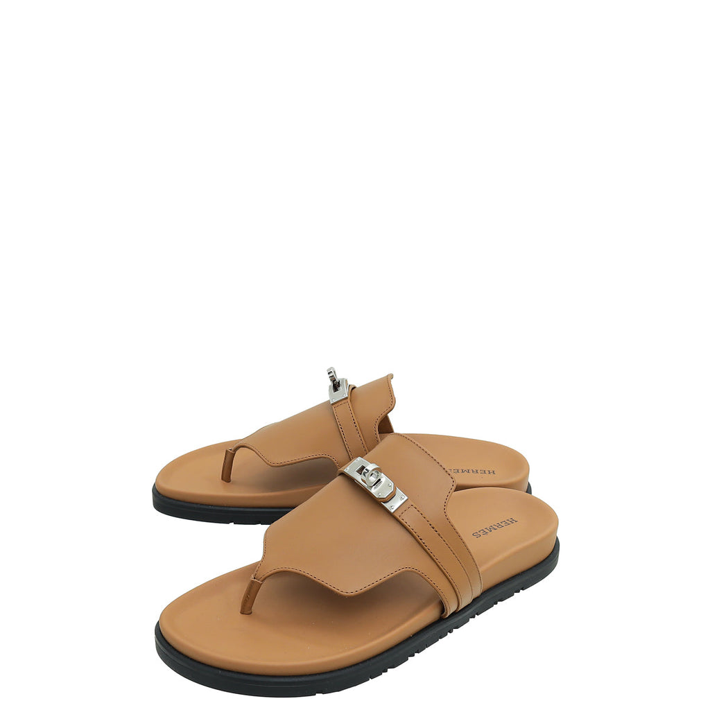 Hermes Gold Empire Sandal 39