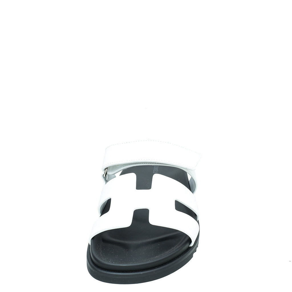 Hermes Bicolor Chypre Sandals 39