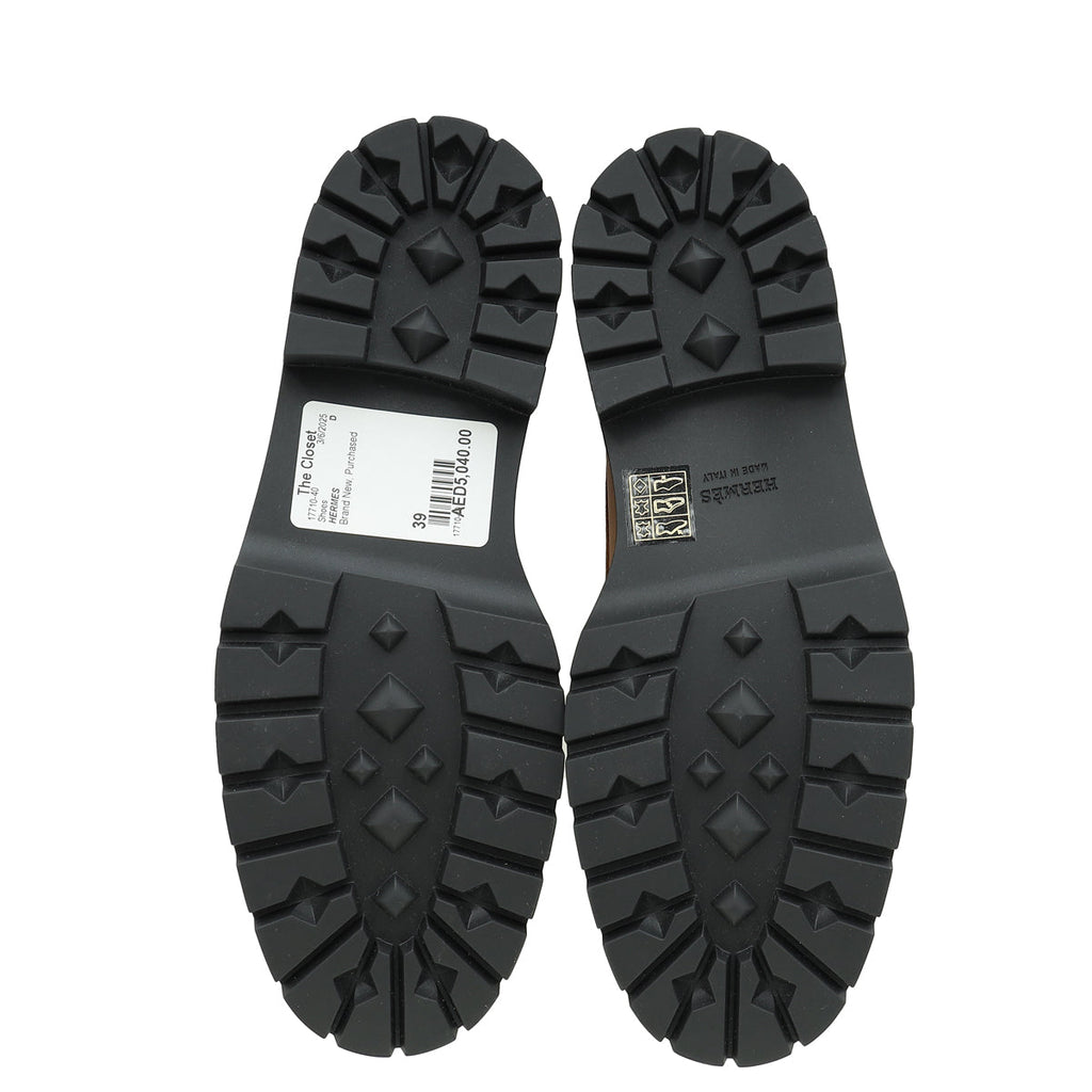 Hermes Bicolor Icone Loafer 39