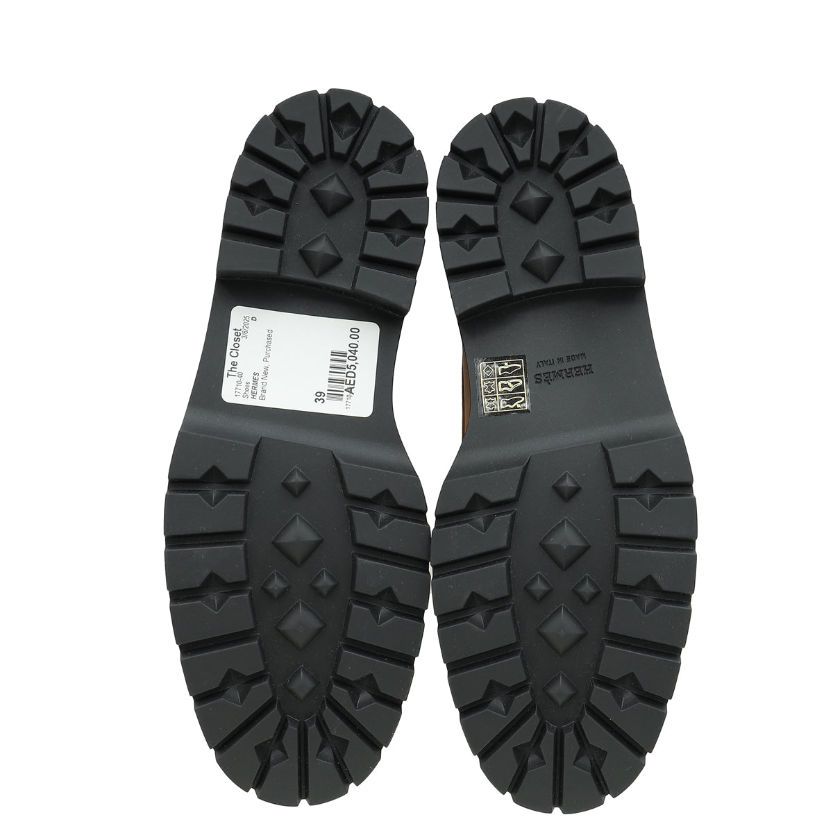Hermes Bicolor Icone Loafer 39